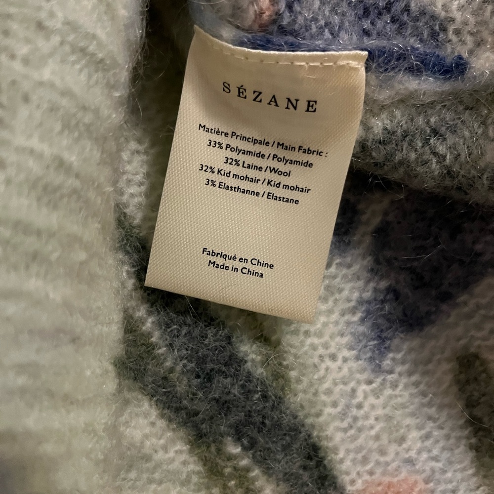 Sezane Multicolor Floral Sweater - Picture 5 of 6